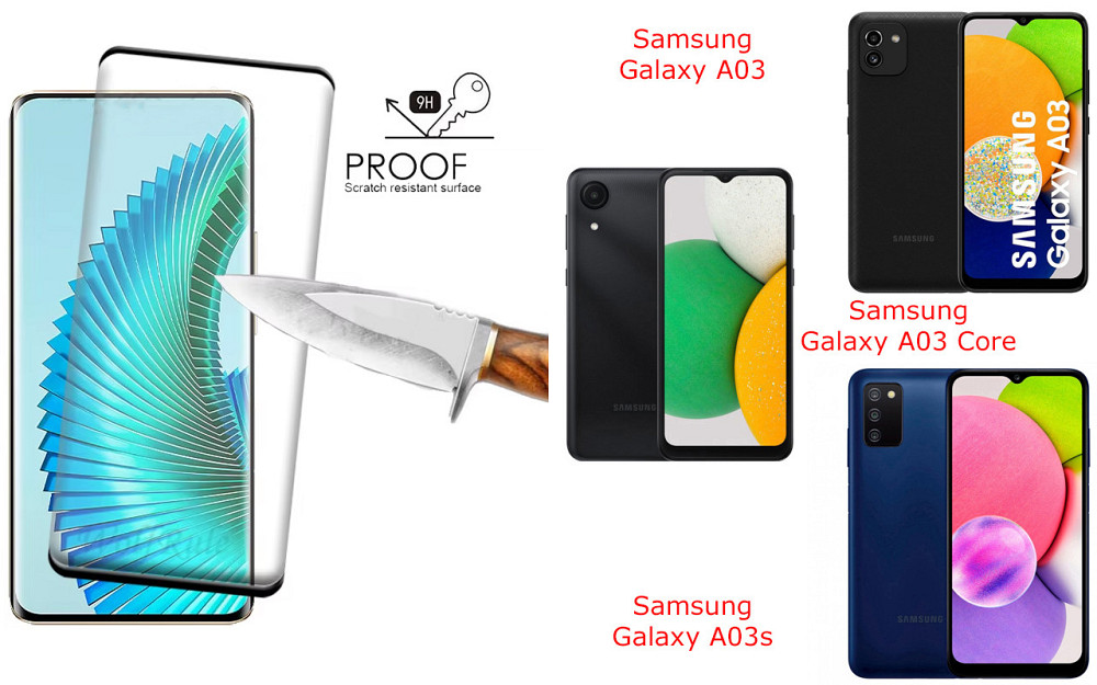 Захисне скло HyperGlass Pro для Samsung Galaxy A03, Galaxy A03 Core, Galaxy A03s – максимальна чутливість та захист Київ - фото 1