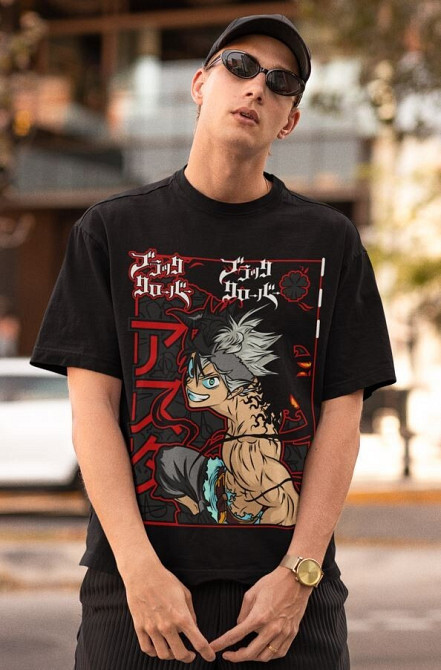 Футболка аниме Блич оверсайз (S/M/L) Черний AnimeJ0898 Днепр - изображение 3