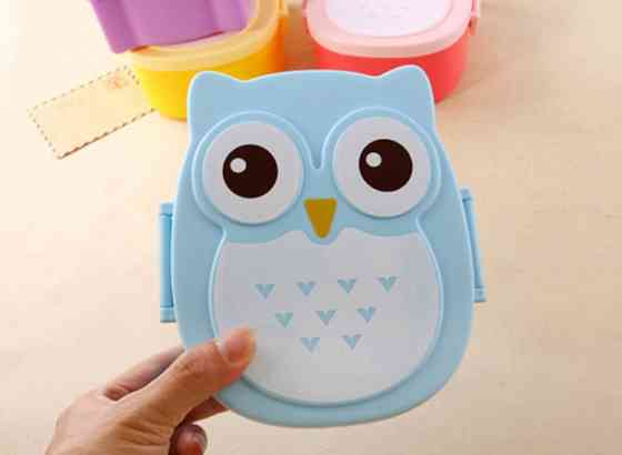 Детский ланч бокс Bento Совушка Синий Винница