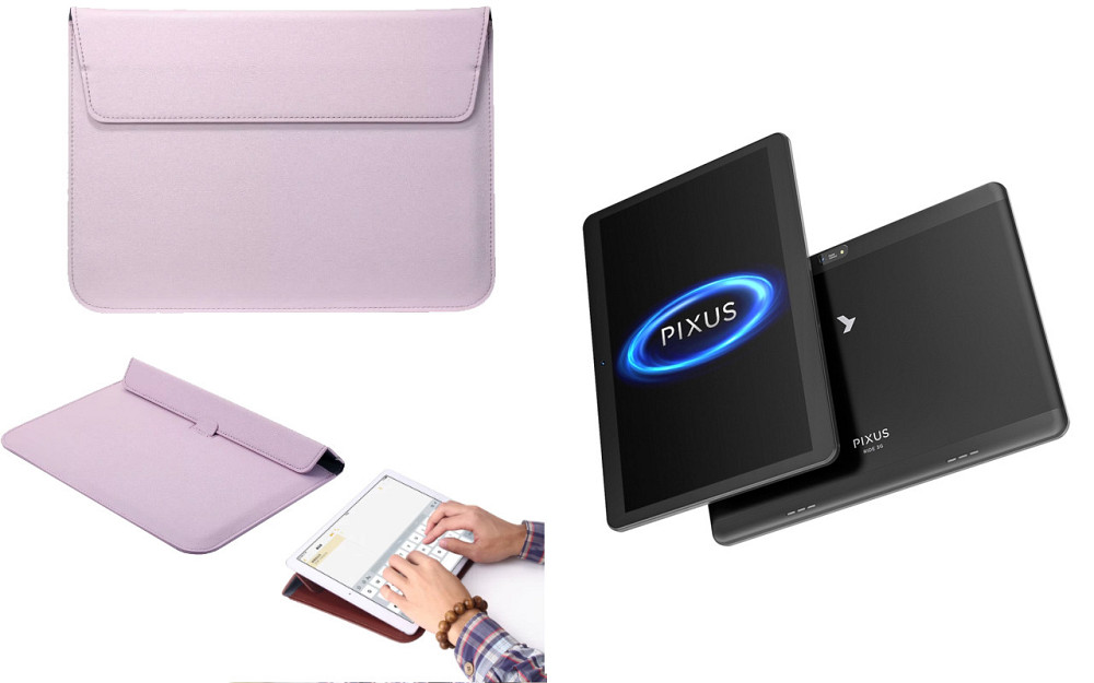 Чохол-конверт VitoCase для Pixus Ride 3G 9.6, Ride 4G Pro 9.6, з функцією підставки для планшета Фіолетовий Київ - фото 1