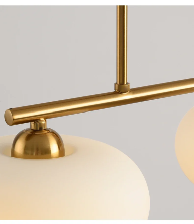 Люстра светодиодная потолочная 6007 (Золотистый) 6 плафонов Винница