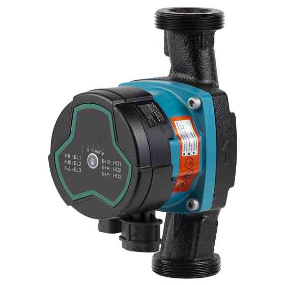 Насос циркуляційний енергозберігаючий 5-39Вт Hmax 6м Qmax 53л/хв ØØ1½" 180мм + гайки Ø1" AQUATICA GPA25-6/180 Рівне