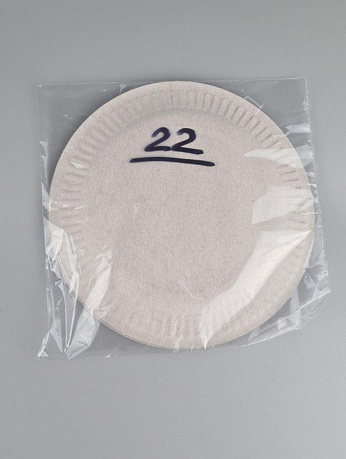 Паперова тарілка з малюнком 18 см "No 22" Бузковий цвіт 10 шт (1 пачка) Харків - фото 2