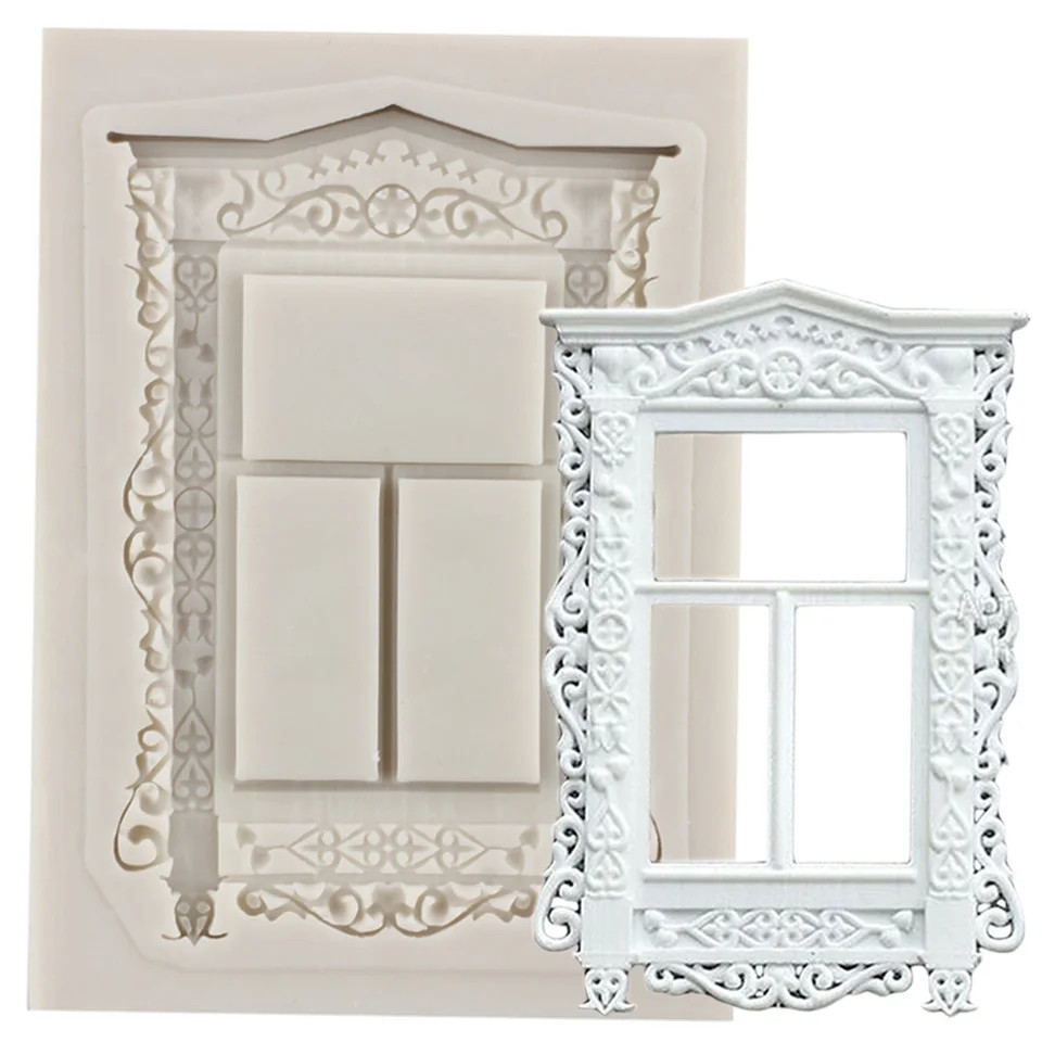 Молд силіконовий Вікно 78 на 56 см сірий Київ - фото 1