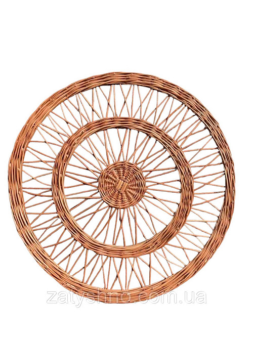 Декор плетений на стіну, діаметр 60 см Київ - фото 1