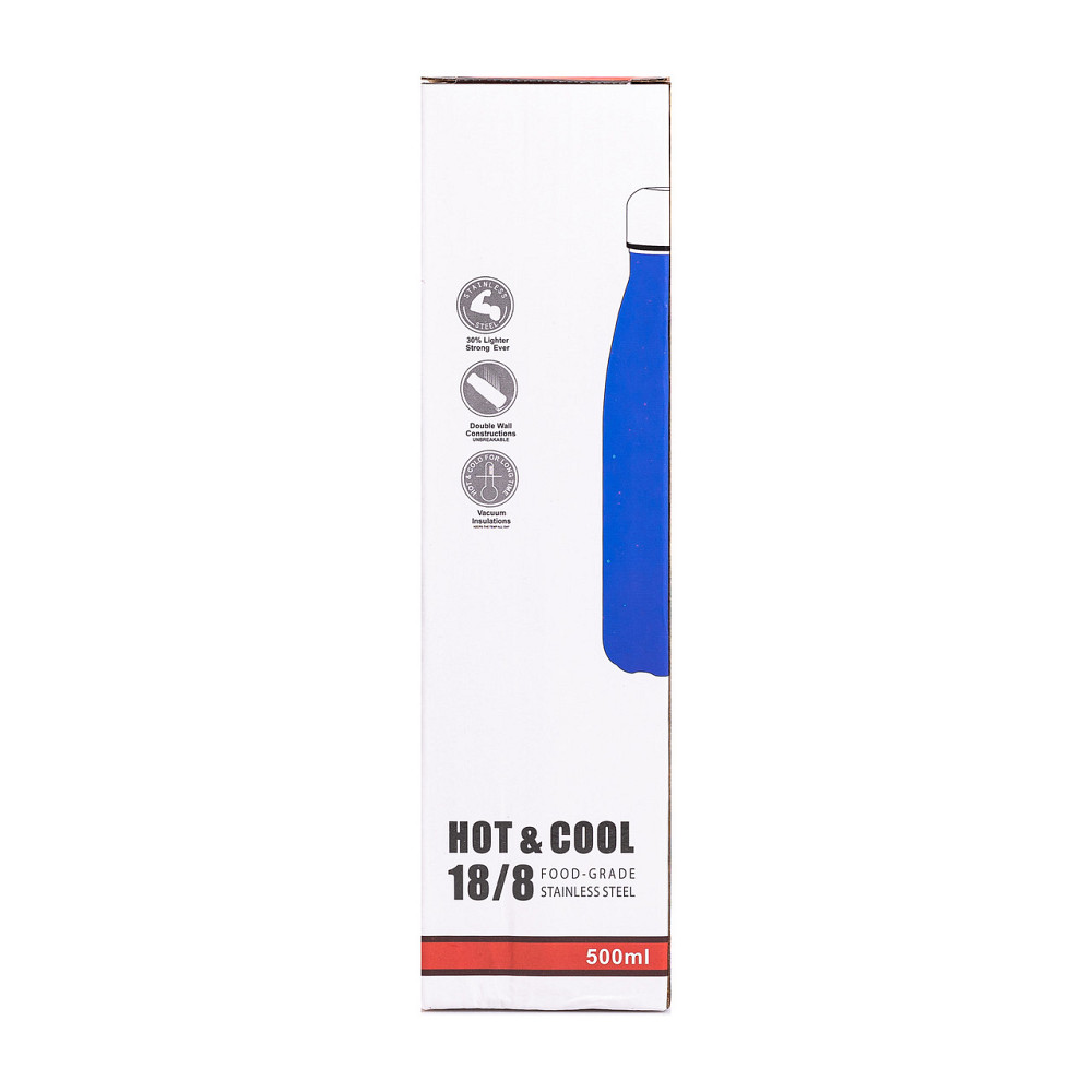 Yiwu Термопляшка з нержавіючої сталі 500 мл рожевий металік HP-14-2P Коломия - фото 4