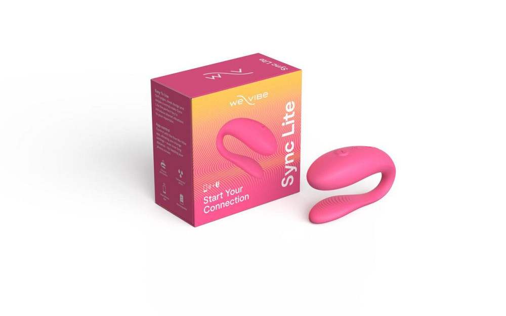 Смарт-вибратор для пар We-Vibe Sync Lite Pink, 10 виброрежимов, можно совмещать с проникающим сексом Sex Aura Киев - изображение 8