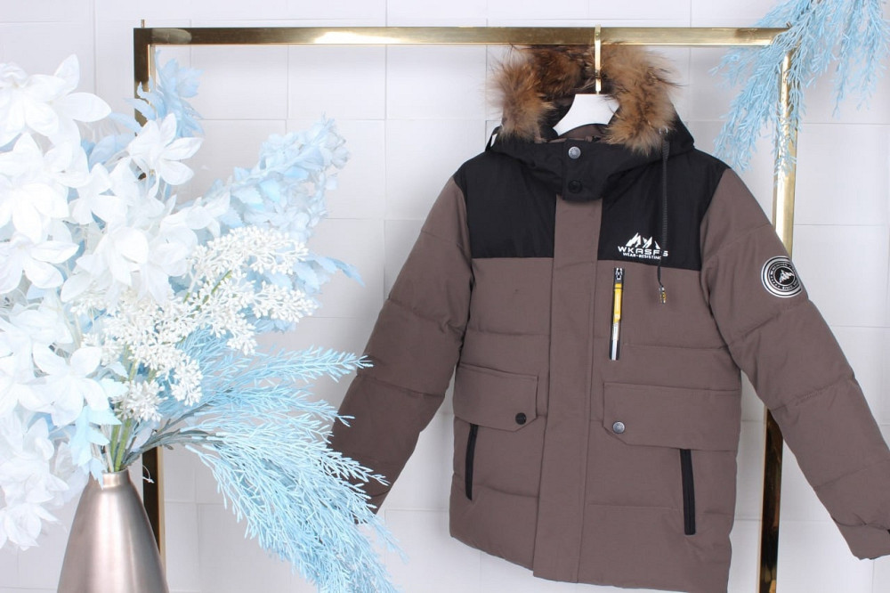 Детская зимняя куртка на мальчика 128 на холофайбере Николаев - изображение 1