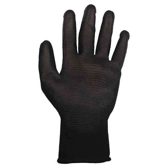 Sigma Перчатки трикотажные с частичным ПУ покрытием р10 (черно-серые манжет) SIGMA (9446411) Киев