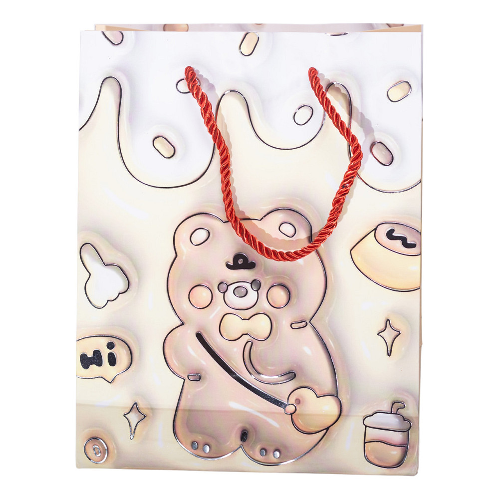 Набір подарункових пакетів з паперу 12 (шт.) картонні гарні пакети для подарунків 18×10×22.5 (см) HP-10359-20 Коломия - фото 3