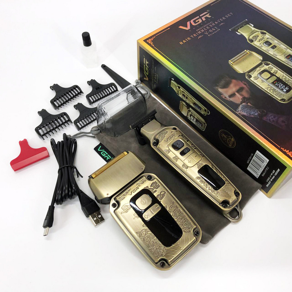 Профі машинка для стрижки волосся VGR V-641, Професійна машинка для стрижки волосся на акумуляторі ZT-11 Івано-Франківськ - фото 6