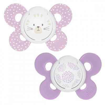 Пустышка Chicco Physio Comfort силиконовая 6-16 мес 2 шт розовая (74933.11.00.00) Винница