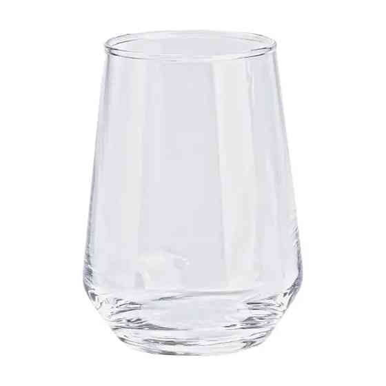 Набір склянок 6 штук по 390 мл скляний прозорий HP558 Коломыя