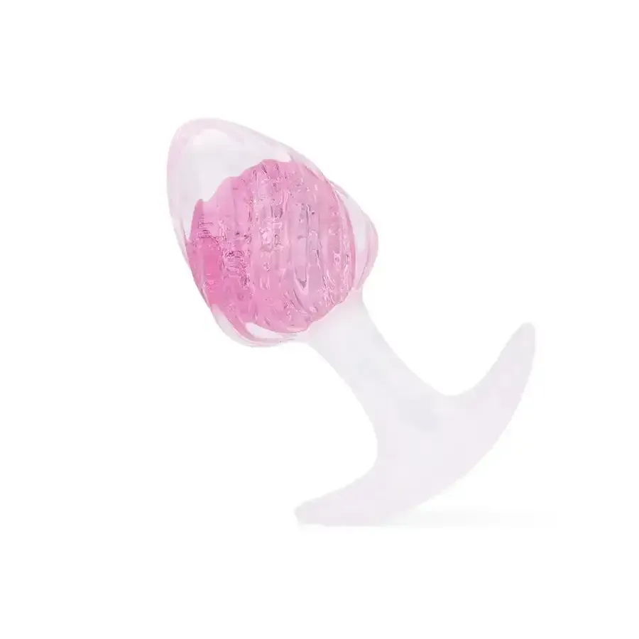 Анальна пробка Liebe Seele Icecream-shaped Crystal Anal Plug - Pink Medium Львів - фото 1