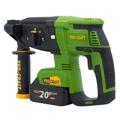 Перфоратор акумуляторний Procraft PHA40 безщітковий SDS-Plus 2.6 Дж перфоратор для свердління та довбання у кейсі Львів