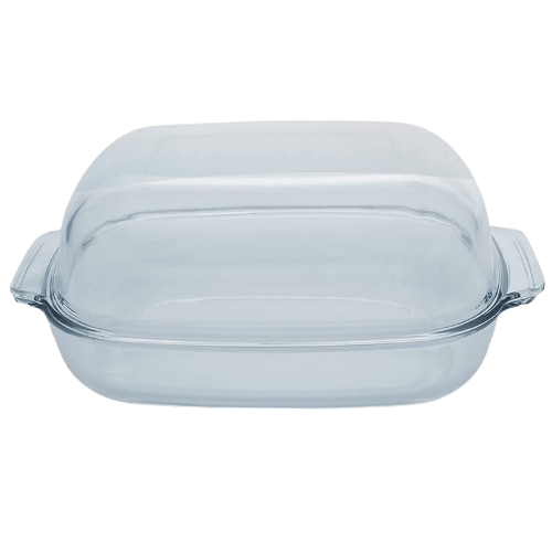 Каструля для запікання 5,7л "гусятниця" жароміцне скло Maestro Житомир - фото 2