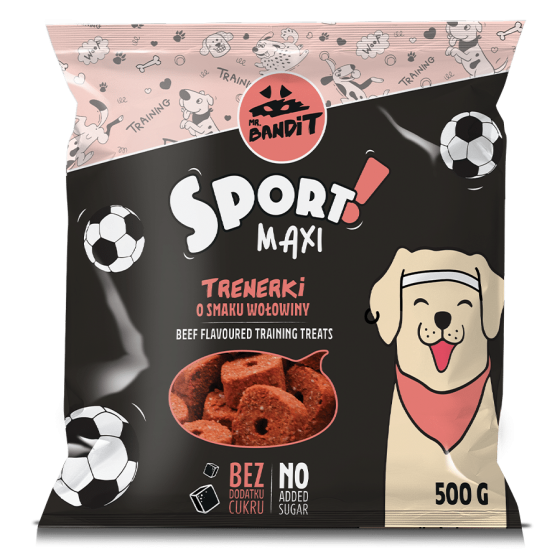 Тренувальні ласощі для собак Містер Бандіт Mr.Bandit Спорт Максі ласощі зі смаком яловичини для собак, 500 г Вінниця