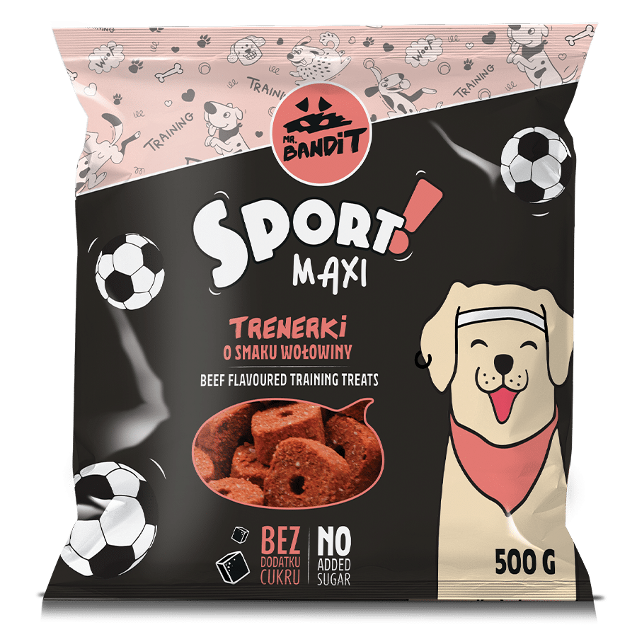 Тренувальні ласощі для собак Містер Бандіт Mr.Bandit Спорт Максі ласощі зі смаком яловичини для собак, 500 г Вінниця - фото 1