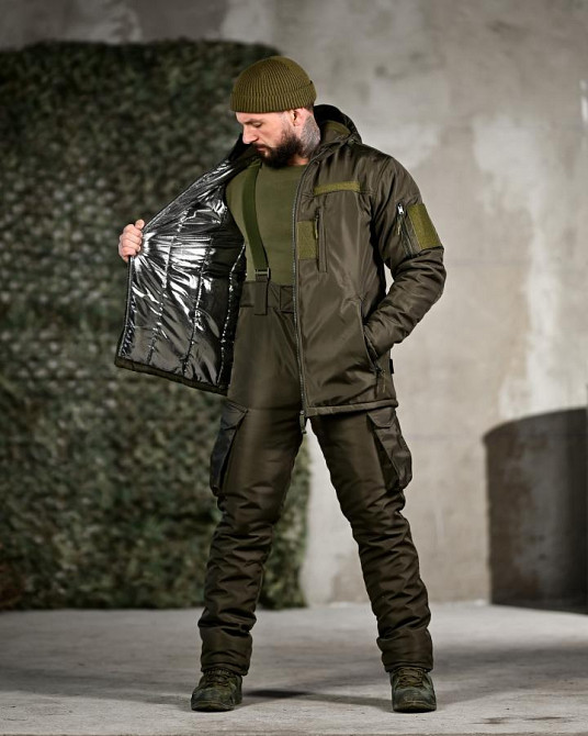 Зимовий тактичний костюм NORTHERN олива ТР6586 Одеса - фото 11