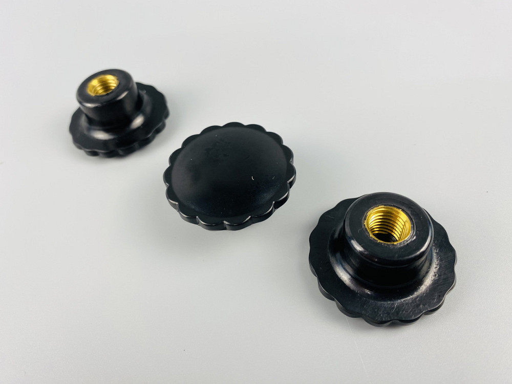 Наконечник важеля універсальний М10, D40 (шар чорний), латунна втулка різь внутрішня М10 Мукачево - фото 7