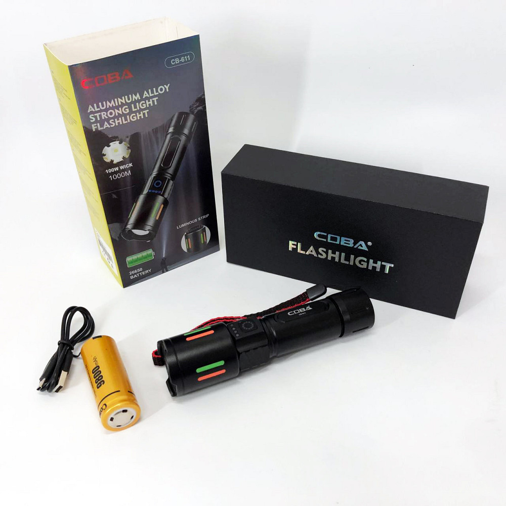 Яркий тактический фонарик CB-611-TG, Точечный ручной фонарь, Лучший тактический фонарь TI-99 Львов - изображение 10