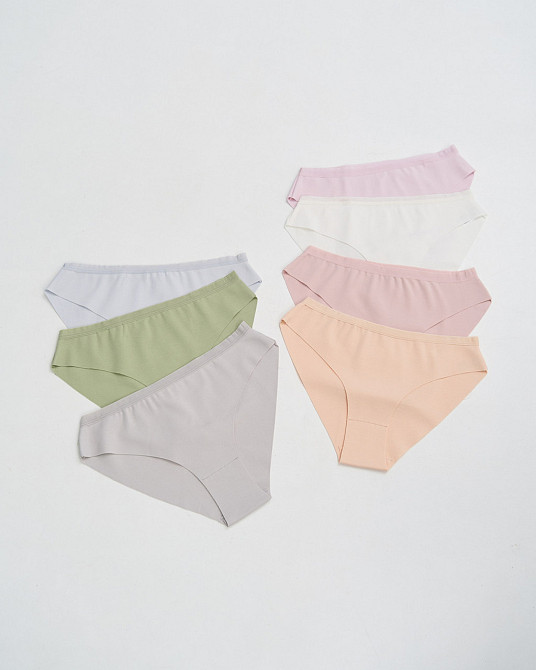 Набір жіночих трусиків-тижневик безшовні-7 шт Nicoletta 713171 Київ - фото 2