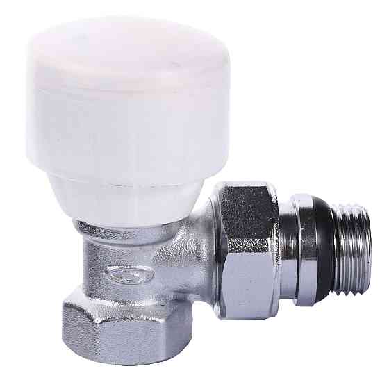 Кран радіаторний кутовий SOLOMON 1/2″ з гумовим ущільнювачем 160404 верх Тернополь