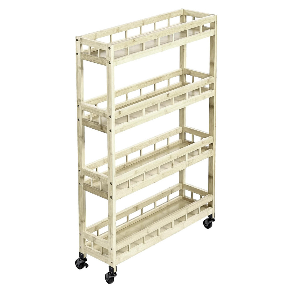 Этажерка для ванной на колёсиках 