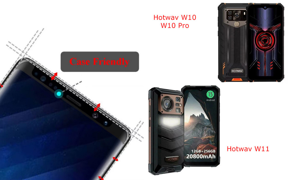 Захисне скло HyperGlass Pro для Hotwav W10, W10 Pro, W11 – максимальна чутливість та захист Київ - фото 4