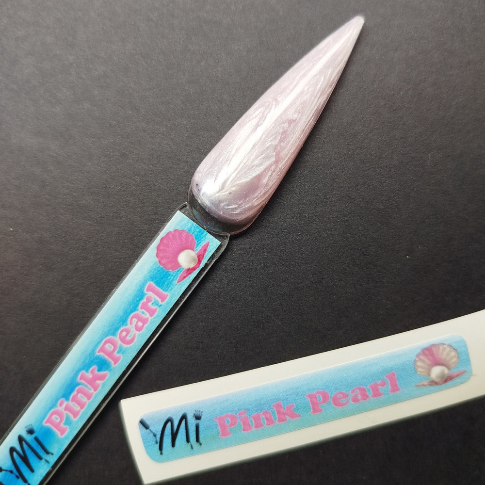 Наліпка на тіпсу (палітру) для гелю Mi Pink Pearl (9 x 55 мм) Херсон - изображение 1