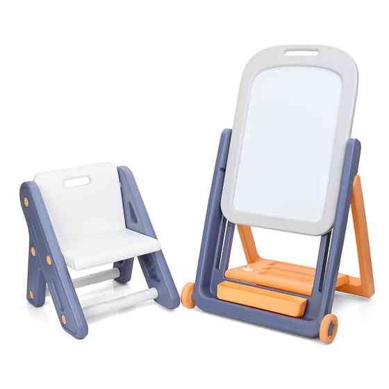 Дитячий мольберт 2 в 1 QC-BB03 зі стільчиком Вінниця