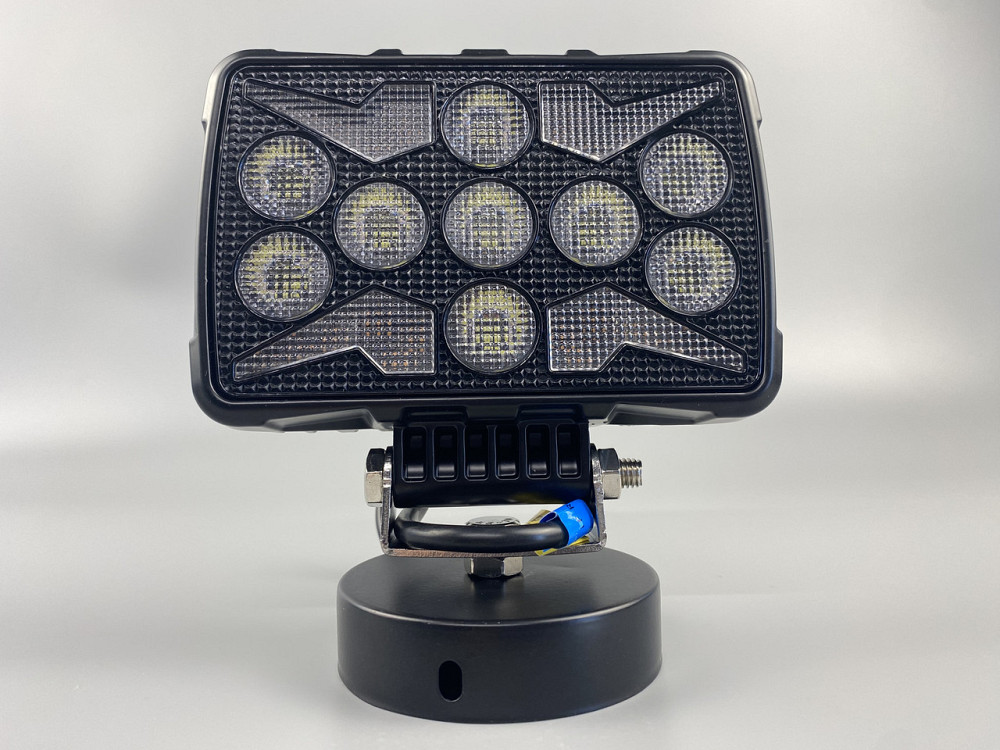 Фара LED квадратна 18 Led chip 12/24V. Широкий промінь + DRL світло + стробоскоп, світло 6500 К, IP67 Мукачево - фото 7