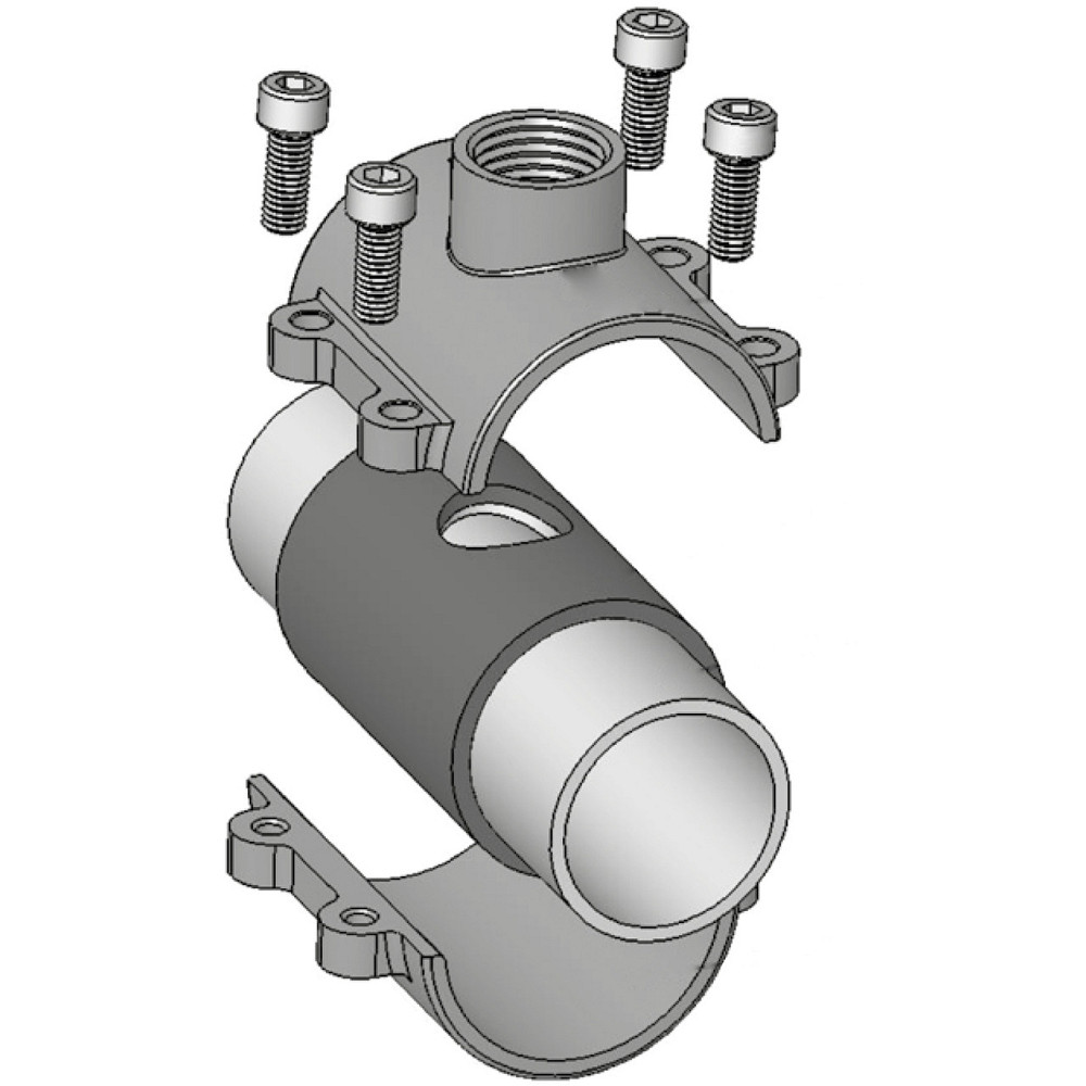 Врізка в трубу з внутрішньою різьбою DN65(75,3-76,6 мм) х 1″ OBD AGAflex (27305) (000027305) Київ - фото 2