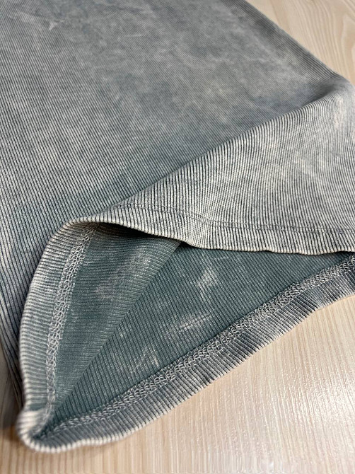 Сукня жіноча MMC 240032 середньої довжини футболкою варена тай-дай в рубчик, світло-сірий, one size Київ - фото 15