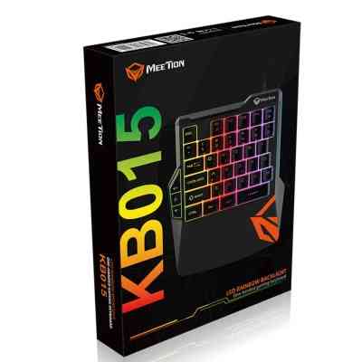 Клавиатура Meetion KB015 USB Black/Orange (MT-KB015-A) Винница