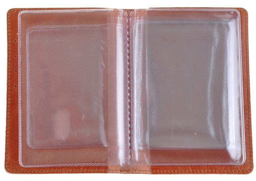 Удобная обложка для автодокументов из натуральной кожи (SHVIGEL) Киев - изображение 2