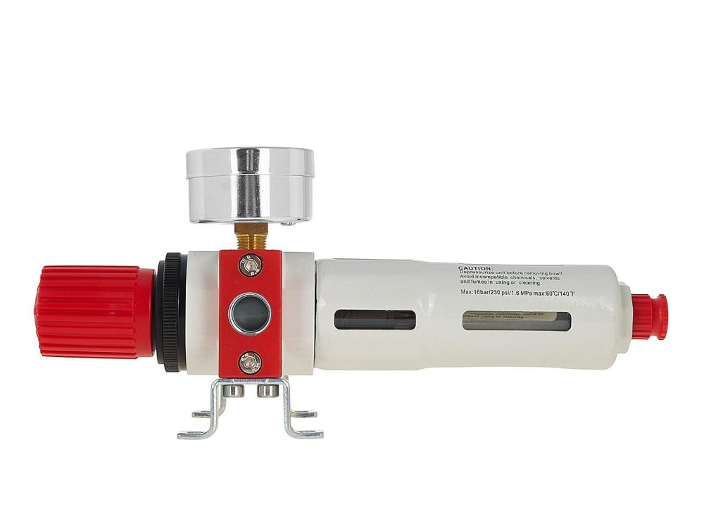 Блок підготовки повітря 1/4" "Tvardy" для комресора (4 в 1) Київ - фото 3