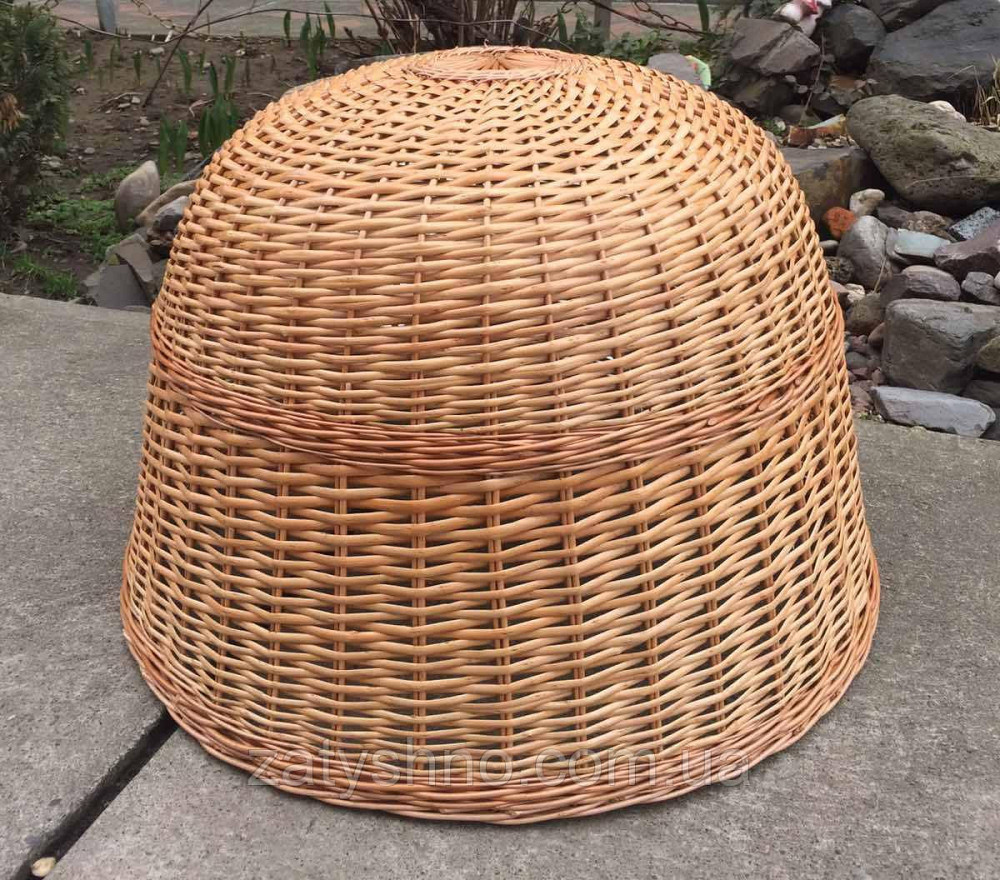 Габаритная люстра плетеная | люстра из лозы лакированая  /плетеной светильник для магазина Киев - изображение 2