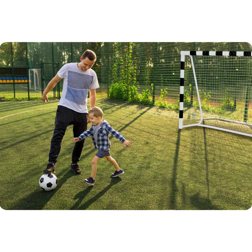 Врата футбольные Neo-Sport NS-464 180 x 120 x 60 см, черно-белые Киев - изображение 3