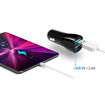 Зарядний пристрій Defender 2xUSB 12W 2.1A ECA-24 (83824) Вінниця - фото 4