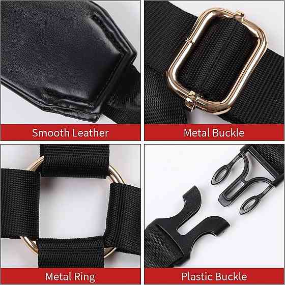 БДСМ-набір LOCKINK YEAHWOW Black Doggy Style Saddle set Sex Aura Київ