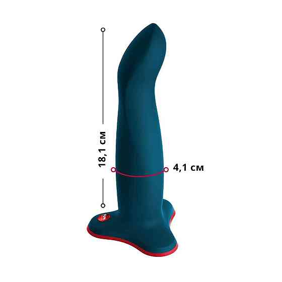 Фаллоимитатор Fun Factory LIMBA FLEX L, цвет морской волны, гибкий, с эффектом памяти, подходит для точки G Sex Aura Киев