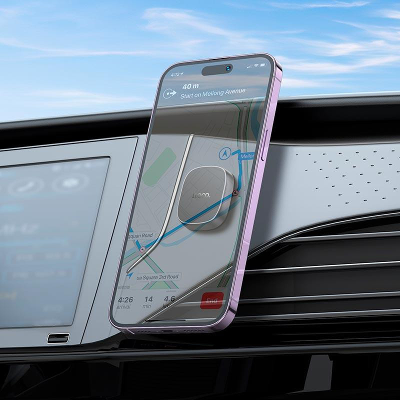 Автотримач для телефона HOCO H52 Ultimate magnetic car holder Deep Space Gray Киев - изображение 8