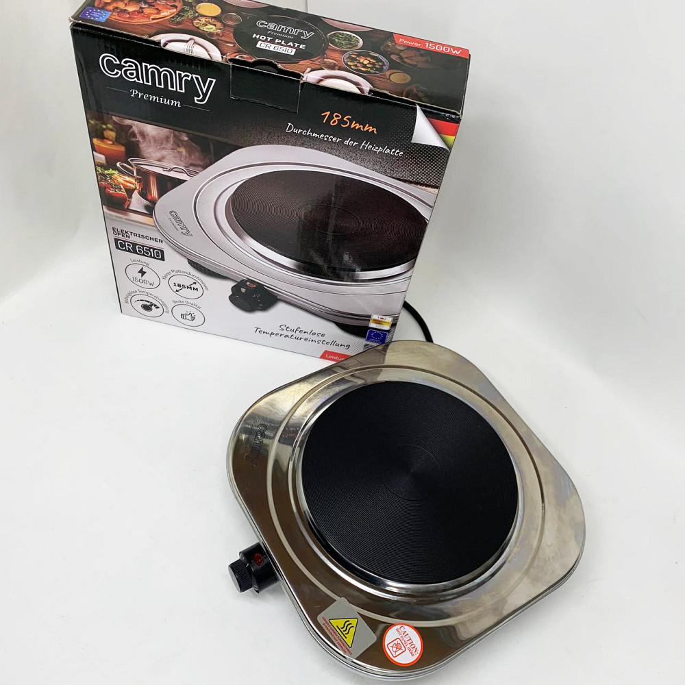 Плита електро для домашнього приготування, Переносна компактна електроплита, Плита кухонна переносна TY-85 Львів - фото 8