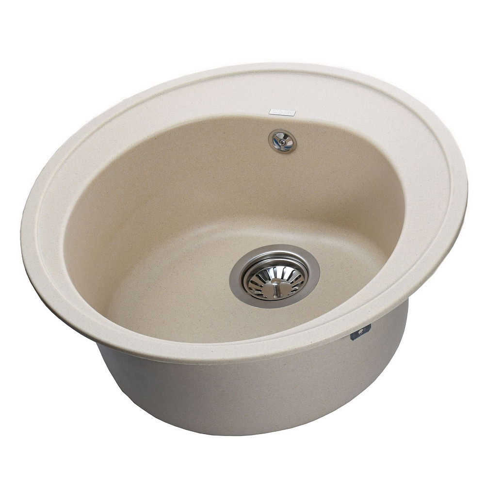 Гранітна мийка Globus Lux MARTIN слонова кiстка 510 Тернопіль - фото 2