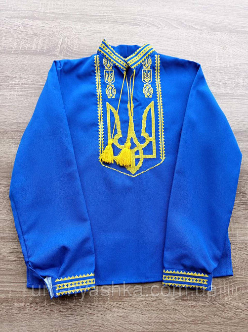 Вышиванка с двусторонней вышивкой 