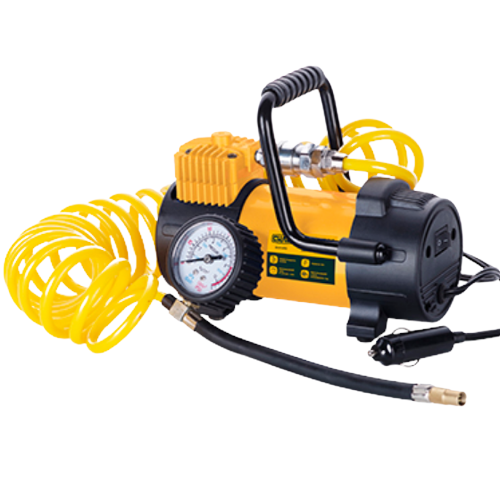 Компресор авто однопоршневий профі 12V 180W 40л/хв 10 Атм прикурювач + кручений шланг та клеми СИЛА Житомир