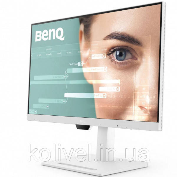TFT 27" BenQ GW2790QT, IPS, QHD, 75 Гц, HDMI, DP, USB-C, HAS, колонки, білий (GW2790QT) Київ - фото 3