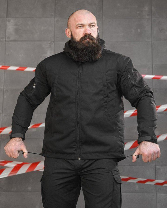 Демисезонная курточка 7.62 REFRAUD черная НП5229 Одесса - изображение 4