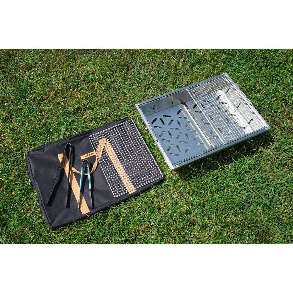Гриль портативний Naturehike Picnic BBQ Grill NH20CJ006, р-р L, сталь Київ - фото 12